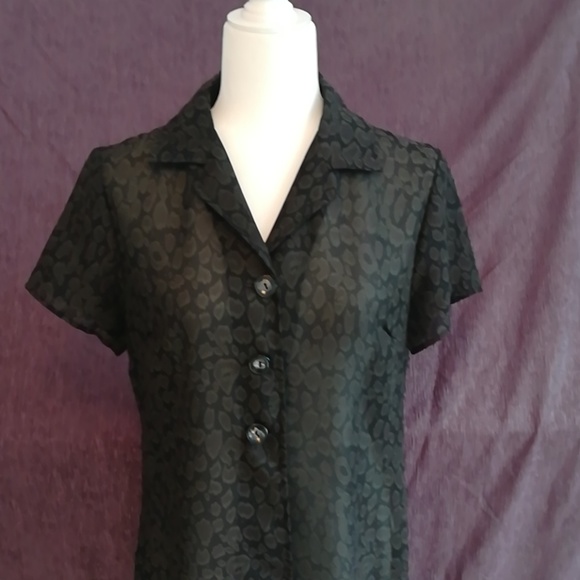 Shear Short-sleeved Long Duster - Picture 2 of 7